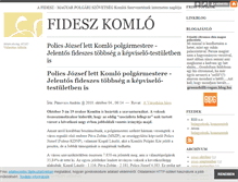 Tablet Screenshot of fideszkomlo.blog.hu