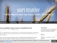 Tablet Screenshot of napiremeny.blog.hu