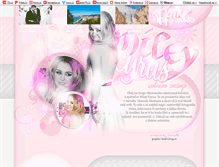 Tablet Screenshot of miley.blog.cz