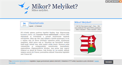 Desktop Screenshot of mikor-melyiket.blog.hu