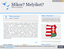 Tablet Screenshot of mikor-melyiket.blog.hu