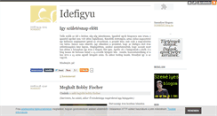 Desktop Screenshot of idefigyu.blog.hu