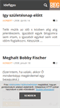 Mobile Screenshot of idefigyu.blog.hu