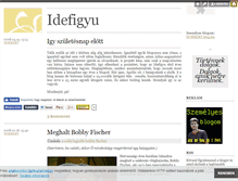 Tablet Screenshot of idefigyu.blog.hu