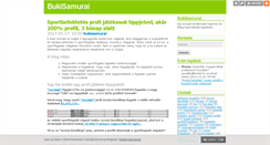Desktop Screenshot of bukisamurai.blog.hu