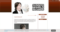 Desktop Screenshot of guinnessworldrecords.blog.hu
