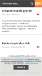 Mobile Screenshot of guinnessworldrecords.blog.hu