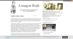 Desktop Screenshot of magyarsvejk.blog.hu