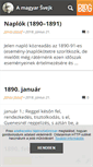 Mobile Screenshot of magyarsvejk.blog.hu