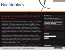 Tablet Screenshot of beatdealers.blog.hu