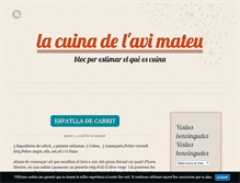 Tablet Screenshot of lacuinadelavimateu.blog.cat