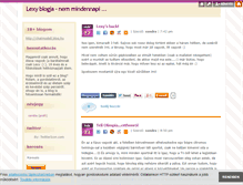 Tablet Screenshot of lexy.blog.hu
