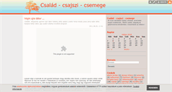 Desktop Screenshot of csaladcsajszicsemege.blog.hu