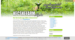 Desktop Screenshot of kecskefarm.blog.hu