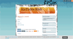 Desktop Screenshot of kistudos.blog.hu
