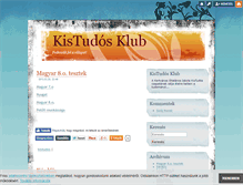 Tablet Screenshot of kistudos.blog.hu