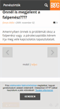 Mobile Screenshot of peneszirtok.blog.hu