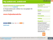 Tablet Screenshot of hejszakacsok.blog.hu
