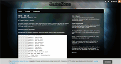 Desktop Screenshot of gamezone.blog.hu