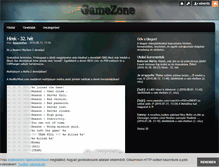 Tablet Screenshot of gamezone.blog.hu
