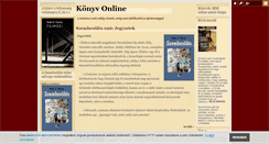 Desktop Screenshot of konyvem.blog.hu