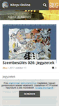 Mobile Screenshot of konyvem.blog.hu