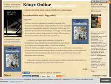Tablet Screenshot of konyvem.blog.hu