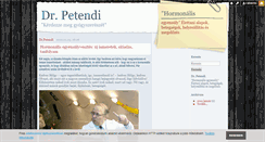 Desktop Screenshot of drpetendi.blog.hu