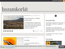 Tablet Screenshot of hozamkorlat.blog.hu