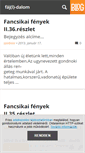 Mobile Screenshot of fajldalom.blog.hu