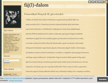 Tablet Screenshot of fajldalom.blog.hu