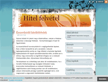 Tablet Screenshot of hitelfelvetel.blog.hu