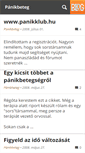 Mobile Screenshot of panikbeteg.blog.hu