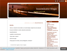 Tablet Screenshot of inszeminator.blog.hu