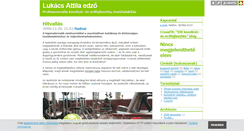 Desktop Screenshot of lukacsattila.blog.hu