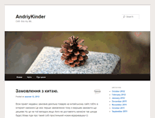 Tablet Screenshot of andriykinder.blog.net.ua