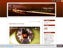 Tablet Screenshot of negyvenes.blog.hu