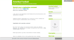 Desktop Screenshot of amerikaifutball.blog.hu
