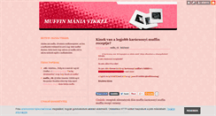 Desktop Screenshot of muffinmaniavikkel.blog.hu