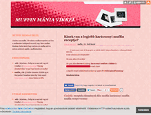 Tablet Screenshot of muffinmaniavikkel.blog.hu
