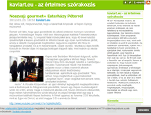Tablet Screenshot of kaviart.blog.hu