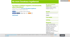 Desktop Screenshot of nomoredunahausingatlanost.blog.hu