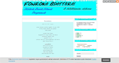 Desktop Screenshot of fowrokaupload.blog.hu