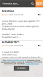 Mobile Screenshot of fowrokaupload.blog.hu