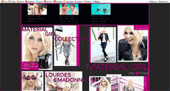 Desktop Screenshot of materialgirlcollection.blog.cz