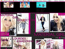 Tablet Screenshot of materialgirlcollection.blog.cz