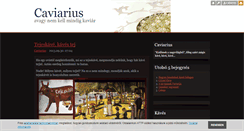 Desktop Screenshot of kaviar.blog.hu