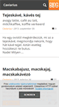 Mobile Screenshot of kaviar.blog.hu