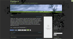 Desktop Screenshot of fontana.blog.hu