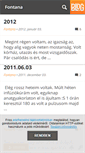Mobile Screenshot of fontana.blog.hu